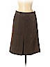 Theory 100% Leather Brown Leather Skirt Size 6 - photo 1