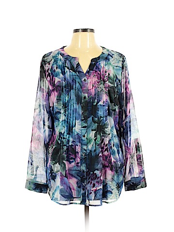 Christopher & Banks Long Sleeve Button-Down Shirt (view 1)