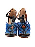 Plume By Faryl Robin Blue Heels Size 8 1/2 - photo 2
