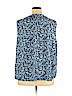 Old Navy 100% Rayon Blue Sleeveless Blouse Size XXL - photo 2