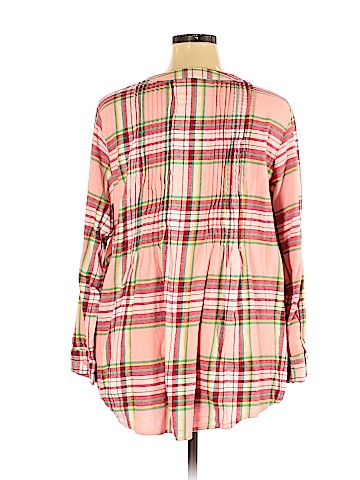 Woman Within Long Sleeve Button-Down Shirt (view 2)