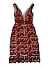 Self-Portrait 100% Polyester Burgundy Cocktail Dress Size 0 - photo 2