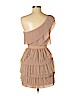 BCBGMAXAZRIA 100% Polyester Tan Cocktail Dress Size XS - photo 2