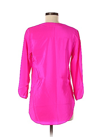 Amanda Uprichard 3/4 Sleeve Silk Top (view 2)