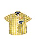 Boys Rock Yellow Short Sleeve Button-Down Shirt Size 4T - photo 1