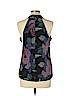 Trina Turk 100% Silk Black Sleeveless Silk Top Size 10 - photo 2