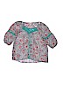Speechless Teal Short Sleeve Blouse Size L (kids) - photo 1