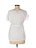 Oh Baby By Motherhood 100% Polyester White Short Sleeve Blouse Size M - photo 2