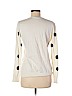Ann Taylor LOFT Outlet 100% Cotton White Pullover Sweater Size M - photo 2