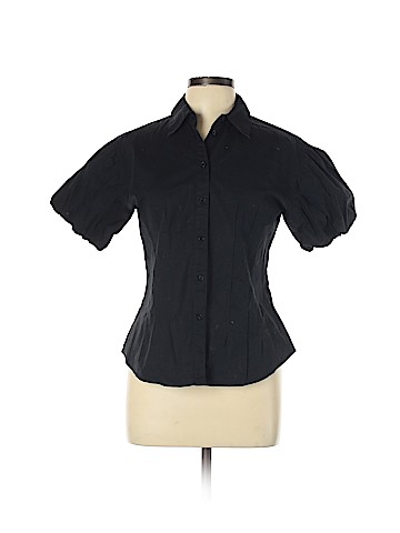 AK Anne Klein Short Sleeve Button-Down Shirt (view 1)