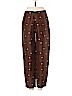 S.L.B. 100% Silk Brown Silk Pants Size 4 (petite) - photo 1