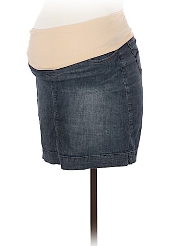 A Pea in the Pod Denim Skirt (view 1)