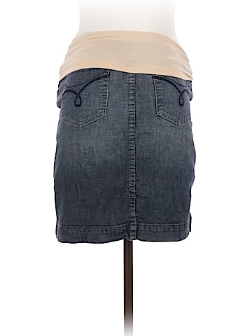 A Pea in the Pod Denim Skirt (view 2)