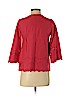 J.jill 100% Cotton Red 3/4 Sleeve Top Size XS (petite) - photo 2