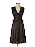 Zac Posen 100% Silk Brown Cocktail Dress Size 2 - photo 1
