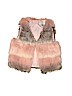 Max Studio 100% Polyester Pink Faux Fur Vest Size 3T - photo 1