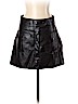 Zara 100% Polyurethane Black Faux Leather Skirt Size L - photo 1