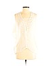 Plenty By Tracy Reese 100% Silk Ivory Sleeveless Silk Top Size P (petite) - photo 1