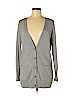 Banana Republic 100% Merino Extra Fine Wool Gray Wool Cardigan Size M - photo 1