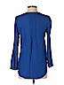 Lucky Brand Blue Long Sleeve Blouse Size S - photo 2