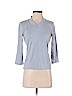 Croft & Barrow Blue 3/4 Sleeve Top Size S (petite) - photo 1