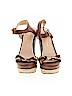 Jessica Simpson 100% Leather Brown Wedges Size 6 - photo 2