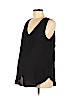 Loyal Hana 100% Polyester Black Sleeveless Blouse Size M - photo 1