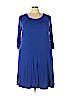 Cynthia Rowley TJX Blue Casual Dress Size 3X - photo 1