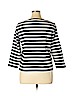 J.Crew 100% Cotton Blue 3/4 Sleeve Top Size XL - photo 2