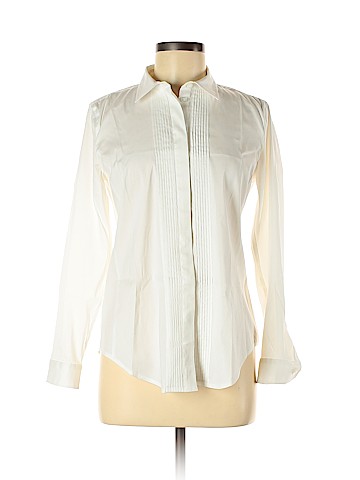 Ann Taylor Long Sleeve Button-Down Shirt (view 1)