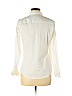Ann Taylor White Long Sleeve Button-Down Shirt Size M (petite) - photo 2