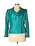 Suit Studio 100% Polyester Teal Blazer Size 16 (petite) - photo 1