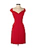 Zac Posen Red Cocktail Dress Size 8 - photo 1