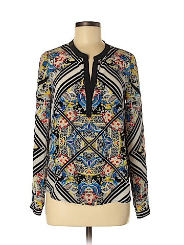 Twelfth Street by Cynthia Vincent Long Sleeve Silk Top (view 1)