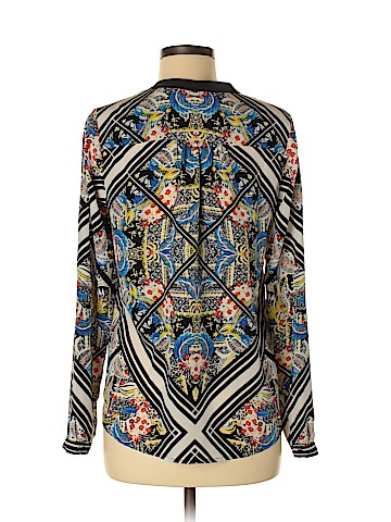 Twelfth Street by Cynthia Vincent Long Sleeve Silk Top (view 2)