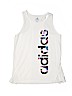 Adidas White Sleeveless T-Shirt Size 16 - photo 1