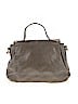 Halogen 100% Leather Gray Leather Satchel One size - photo 3