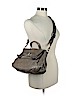 Halogen 100% Leather Gray Leather Satchel One size - photo 2