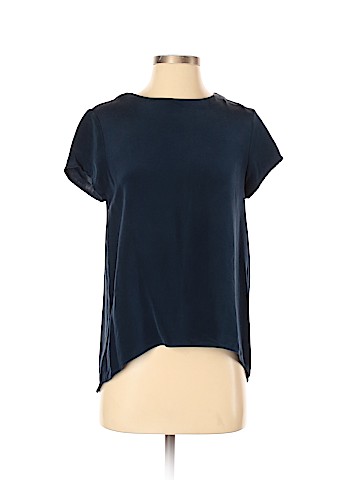 Cuyana Short Sleeve Silk Top (view 1)