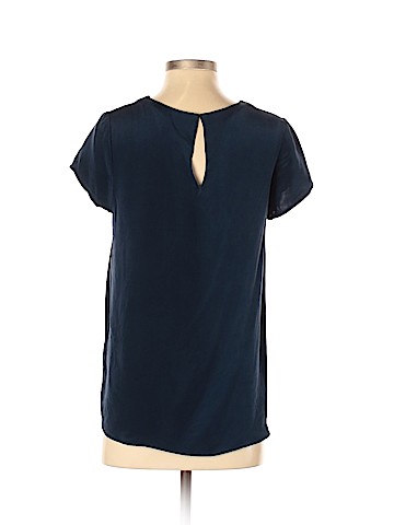Cuyana Short Sleeve Silk Top (view 2)
