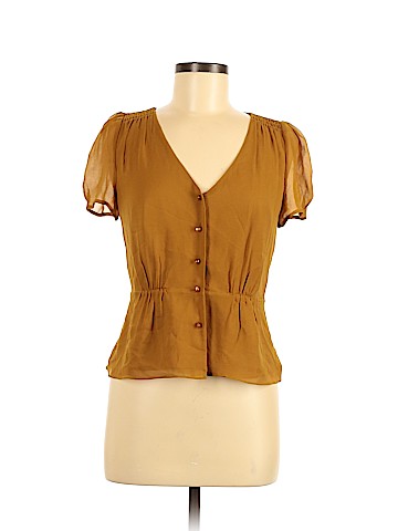 J.Crew Short Sleeve Silk Top (view 1)