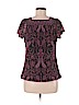 Apt. 9 100% Nylon Purple Short Sleeve Top Size M (petite) - photo 2