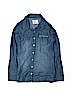 Justice Blue Long Sleeve Button-Down Shirt Size 12 - photo 1