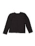 The Children's Place Outlet 100% Cotton Solid Black Long Sleeve Top Size 10 - 12 - photo 2