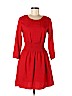 Prada 100% Polyester Red Casual Dress Size EU (IT) 42 / US 6 - photo 1