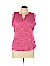Liz Claiborne Pink Sleeveless Blouse Size L (petite) - photo 1
