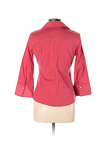 Talbots 3/4 Sleeve Button-Down Shirt (view 2)