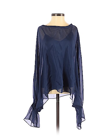 Ramy Brook Long Sleeve Silk Top (view 1)
