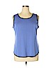 misook 100% Acrylic Purple Sleeveless Top Size XL - photo 1