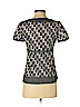 Ann Taylor LOFT 100% Polyester Black Short Sleeve Blouse Size 0 (petite) - photo 2